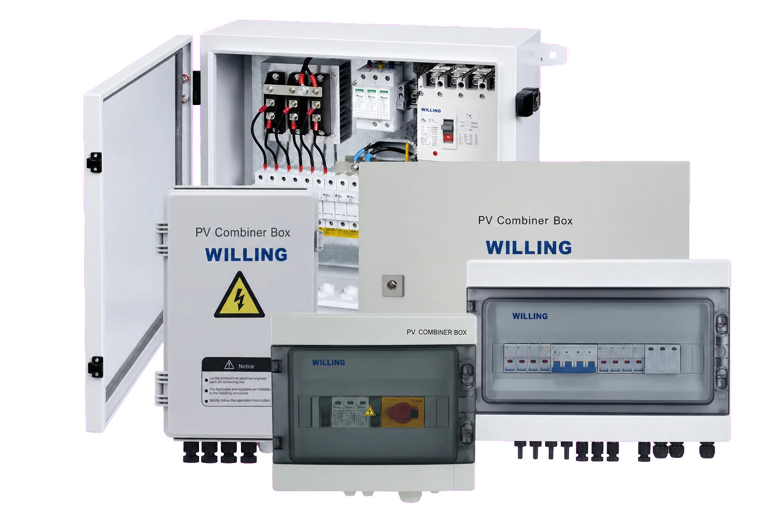 WILLING PV combiner box family for solar DC string collection